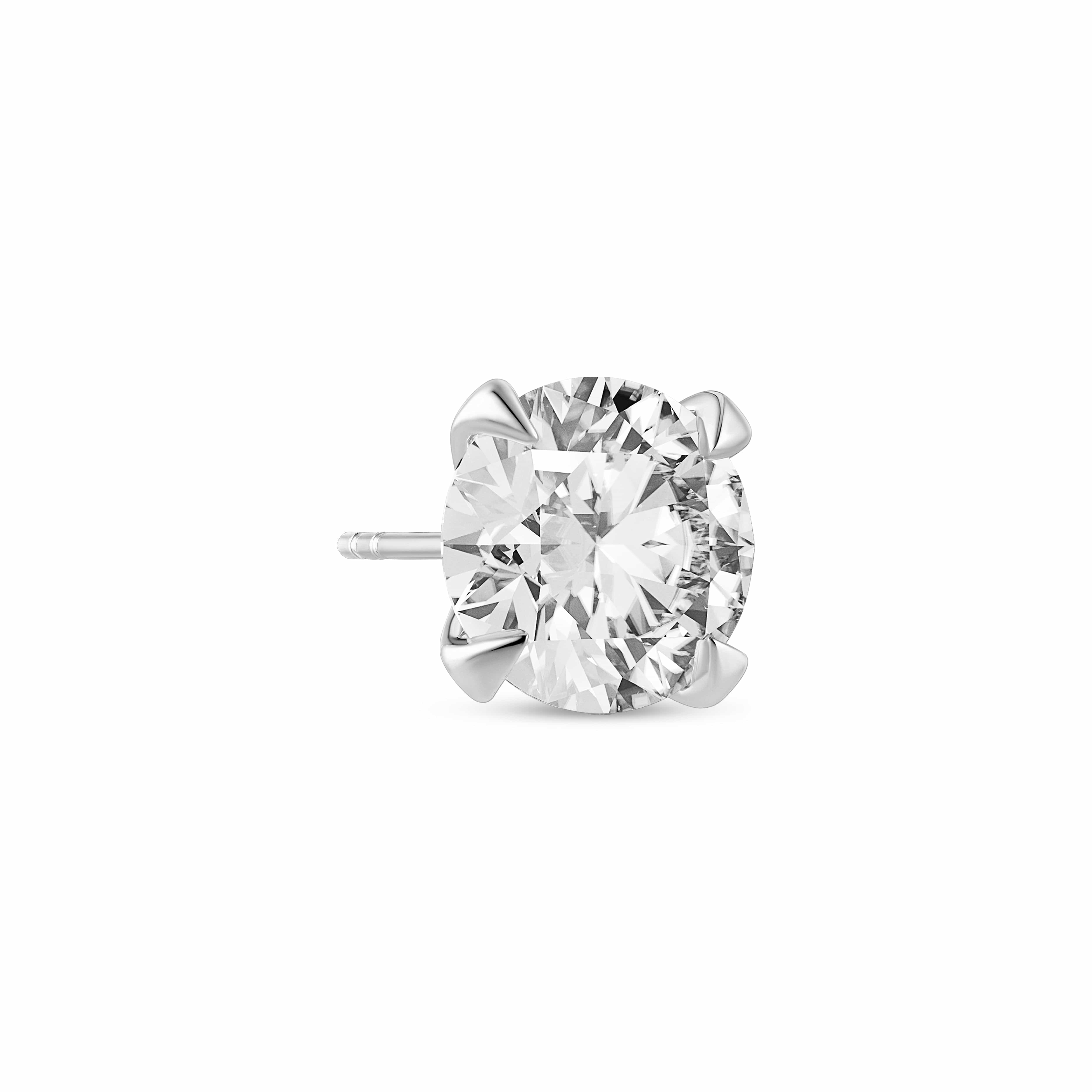 Sif Jakobs Øreringe Venice Solitaire diamantøreringe 3,00 carat - 14 karat hvidguld SJ-E2506-WD-WG