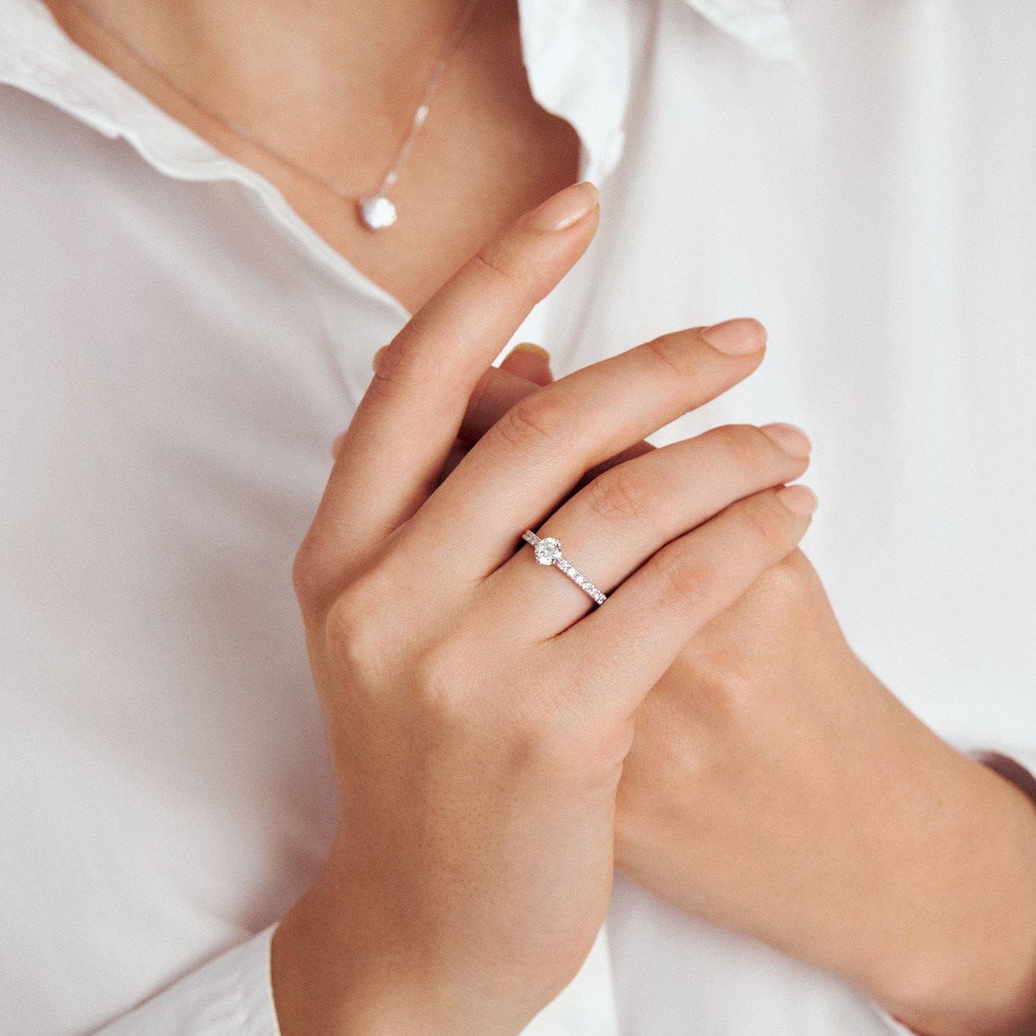 Sif Jakobs Ringe Venice Solitaire diamantring 0,80 carat - 14 karat hvidguld