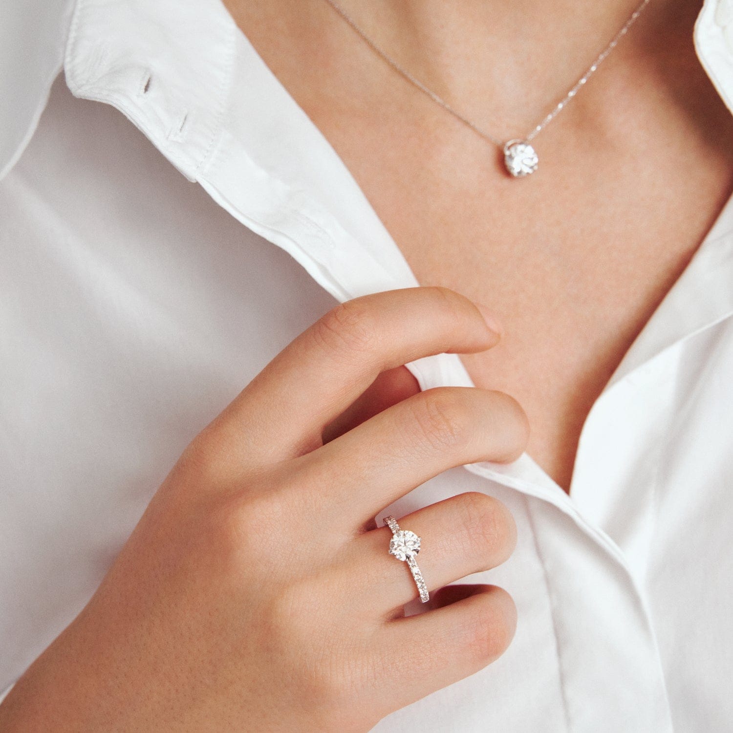 Sif Jakobs Ringe Venice Solitaire diamantring 1,30 carat - 14 karat hvidguld