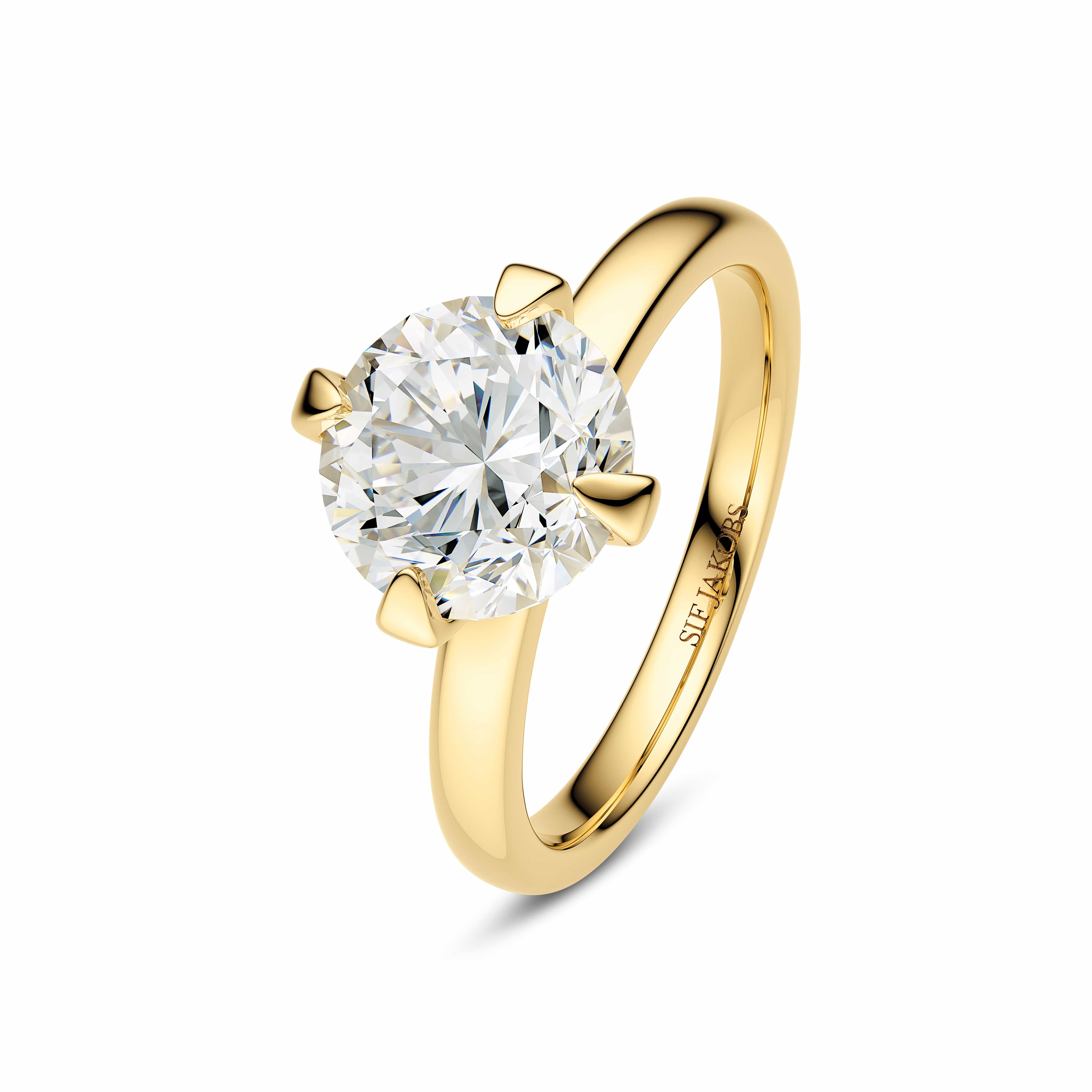 Sif Jakobs Ringe Venice Solitaire diamantring 2,00 carat - 14 karat guld