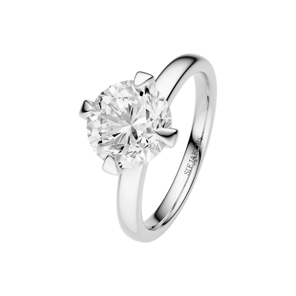 Sif Jakobs Ringe Venice Solitaire diamantring 2,00 carat - 14 karat hvidguld