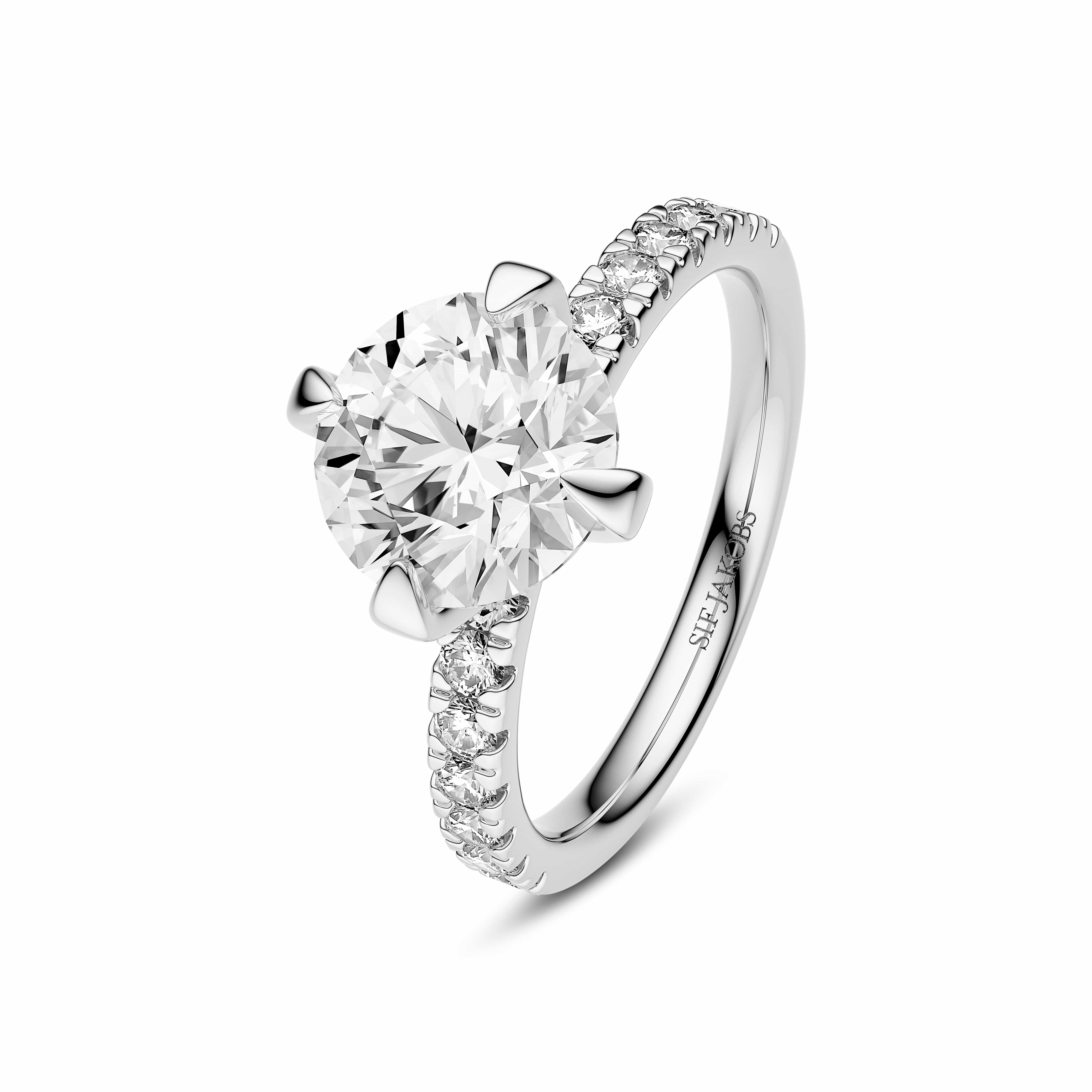 Sif Jakobs Ringe Venice Solitaire diamantring 2,32 carat - 14 karat hvidguld