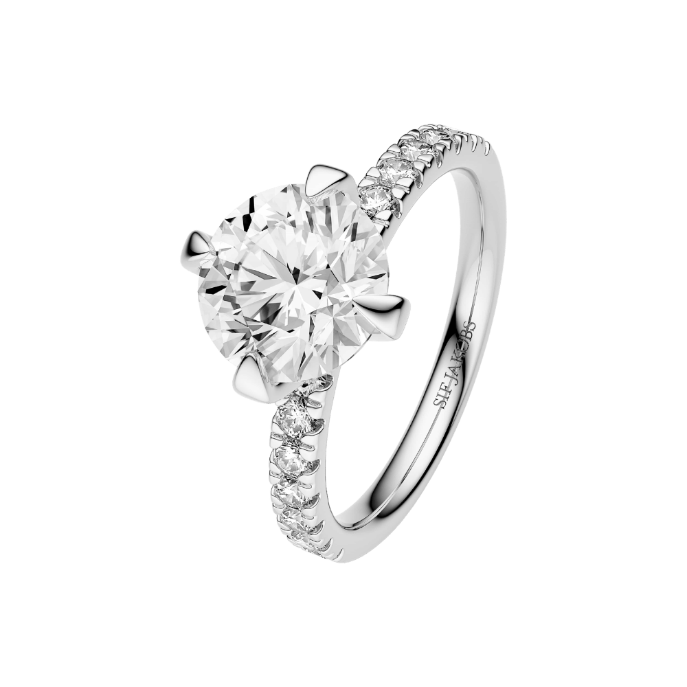 Sif Jakobs Ringe Venice Solitaire diamantring 2,32 carat - 14 karat hvidguld
