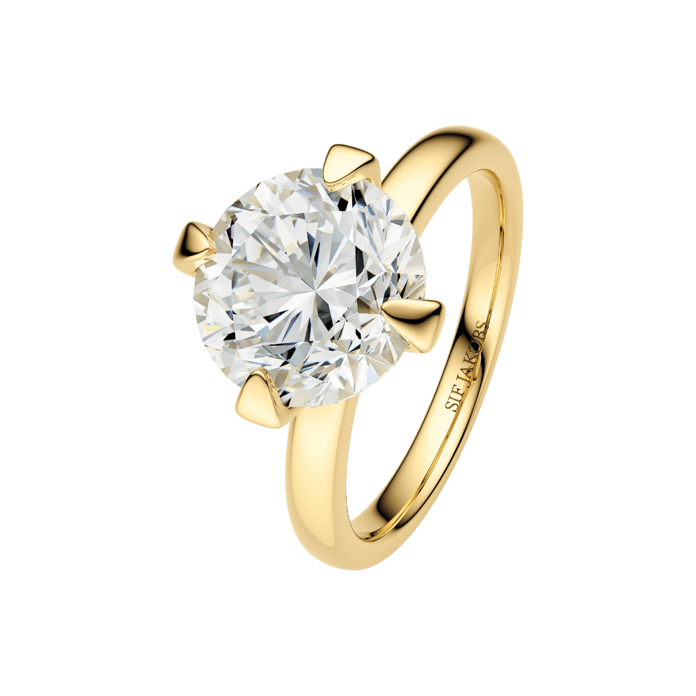 Sif Jakobs Ringe Venice Solitaire diamantring 3,00 carat - 14 karat guld