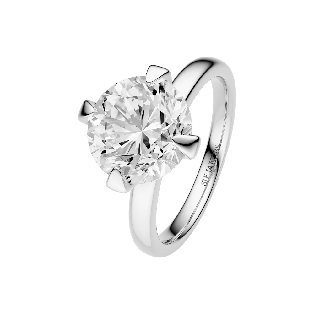 Sif Jakobs Ringe Venice Solitaire diamantring 3,00 carat - 14 karat hvidguld