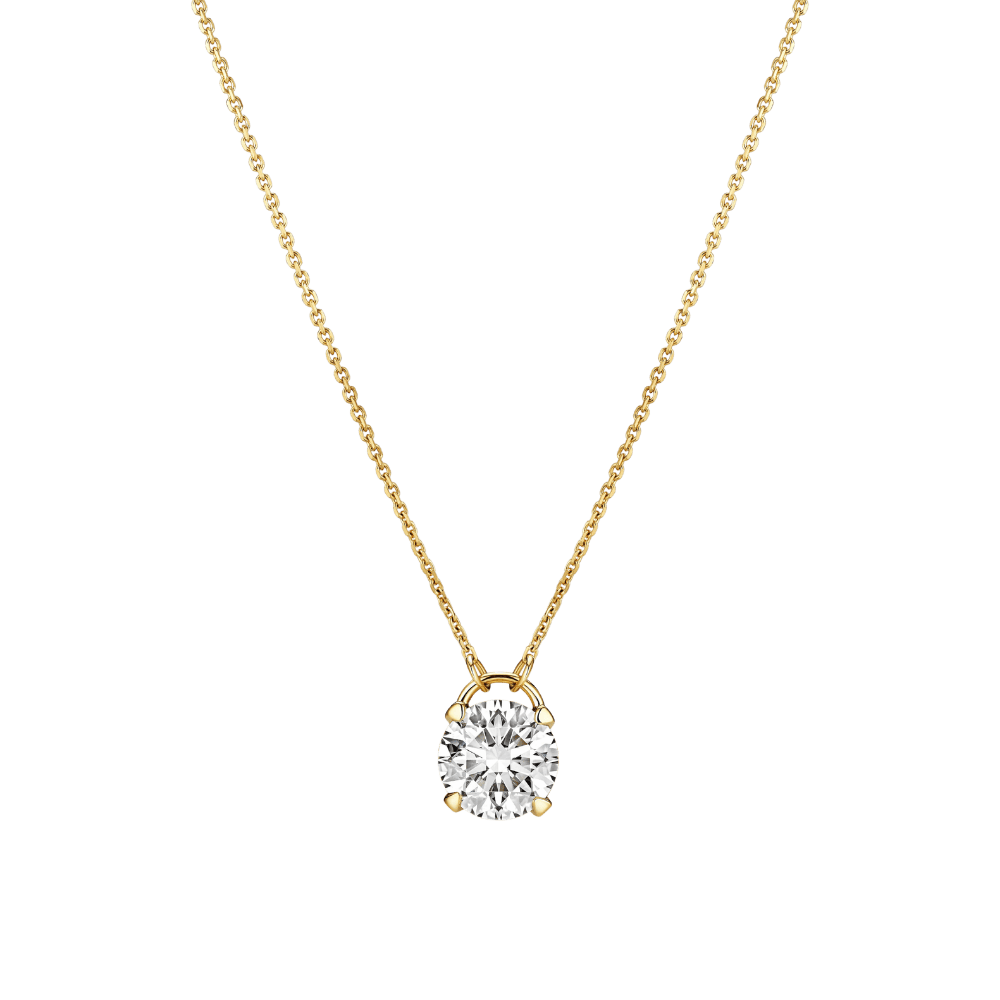 Sif Jakobs Halskæder Venice Solitaire halskæde med diamant 1,00 carat - 14 karat guld SJ-N2508-WD-YG