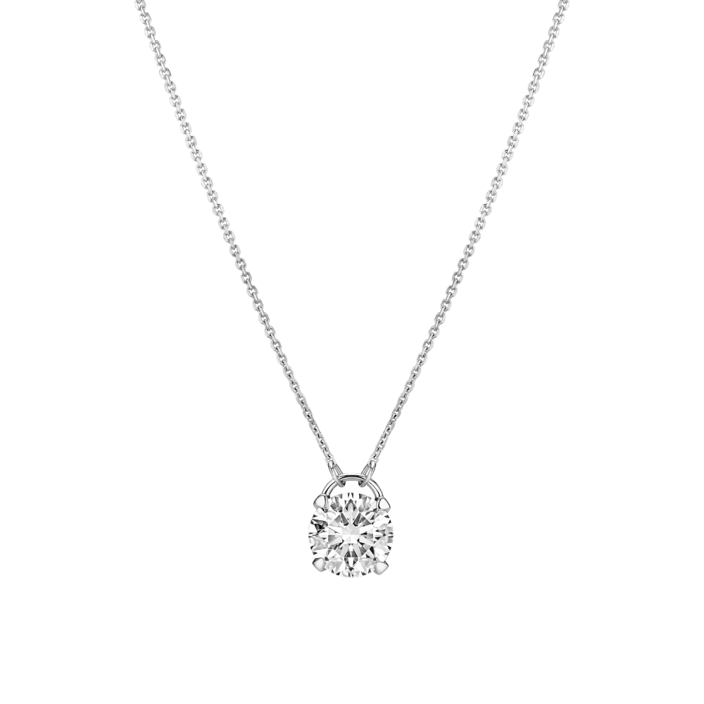 Sif Jakobs Halskæder Venice Solitaire halskæde med diamant 1,00 carat - 14 karat hvidguld SJ-N2508-WD-WG