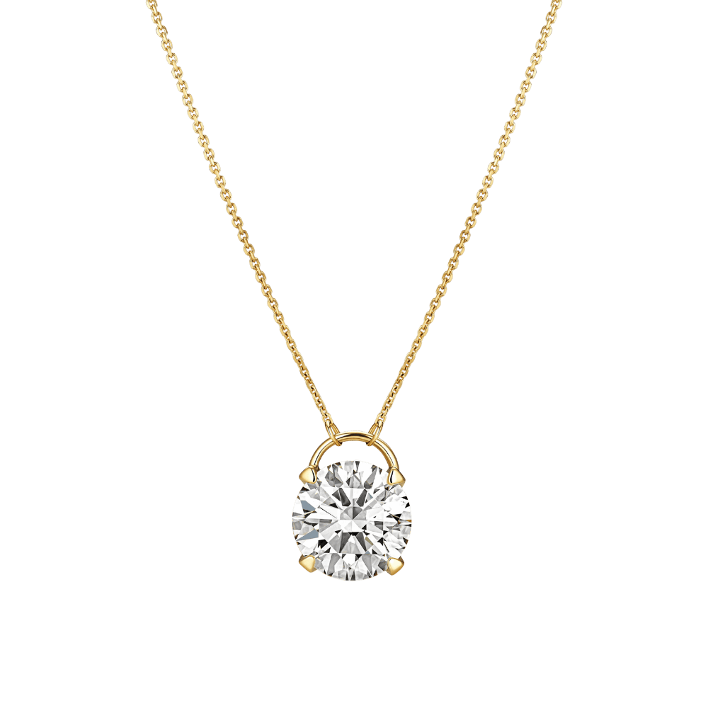 Sif Jakobs Halskæder Venice Solitaire halskæde med diamant 2,00 carat- 14 karat guld SJ-N2509-WD-YG