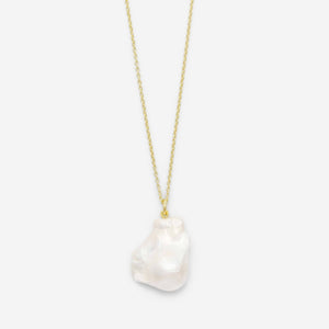 Sorelle Jewellery Halskæder Barok halskæde med perlevedhæng - Forgyldt SOR2004