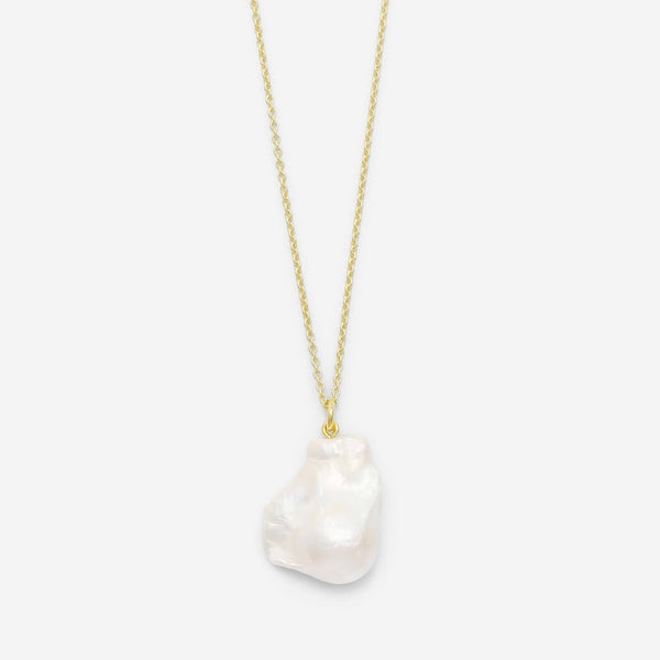 Sorelle Jewellery Halskæder Barok halskæde med perlevedhæng - Forgyldt SOR2004