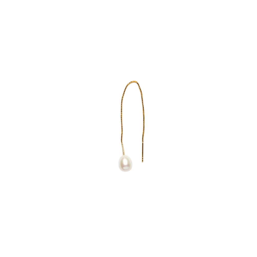 Sorelle Jewellery Øreringe Perle ørekæde - forgyldt SOR3021-guld1