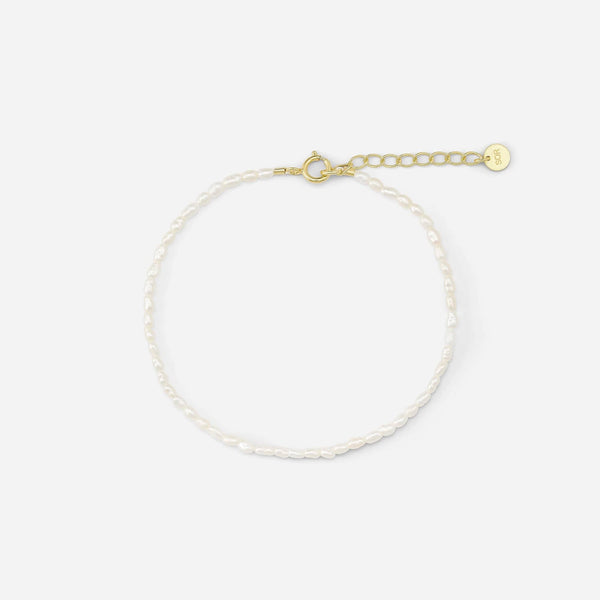 Sorelle Jewellery Armbånd Tiny perlearmbånd - forgyldt