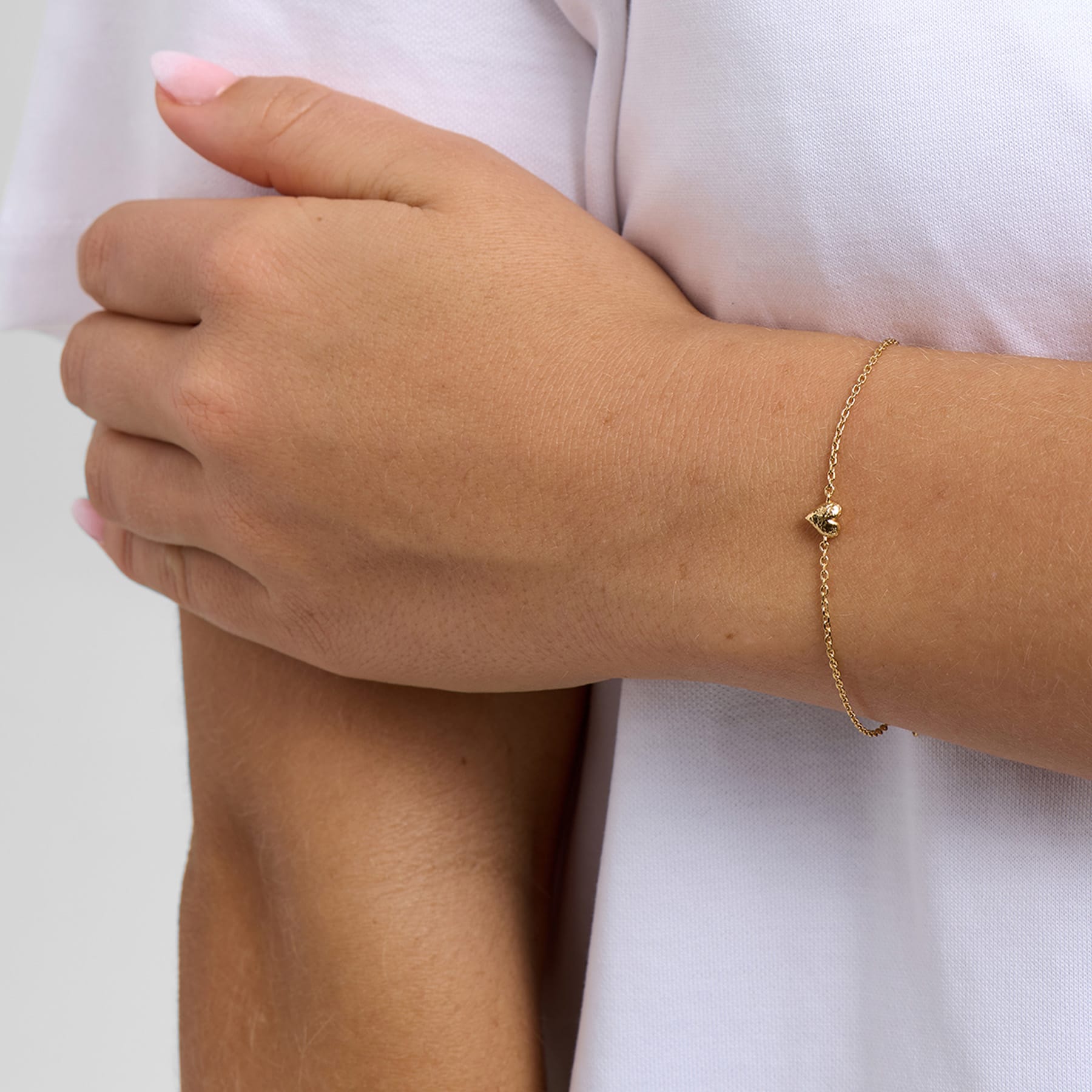 Studio Z Armbånd Amour hjerte armbånd - forgyldt 7250357