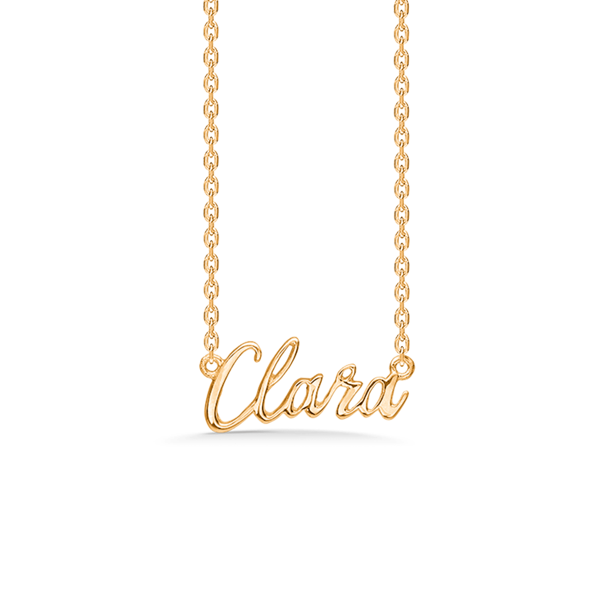 Studio Z Halskæder CLARA NAVNEHALSKÆDE - FORGYLDT 7220-CLARA