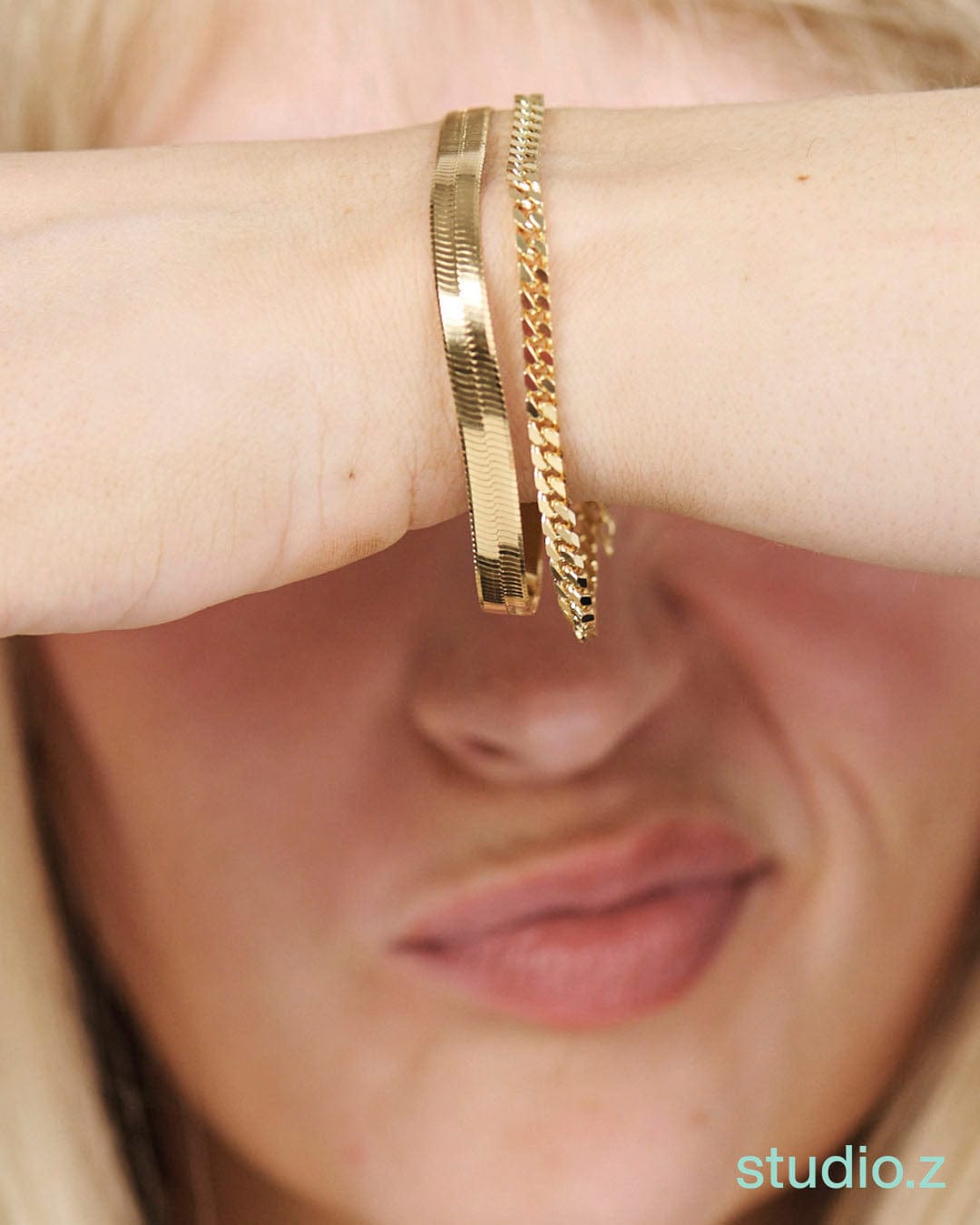 Studio Z Armbånd Cobra armbånd sildeben - forgyldt 7250318