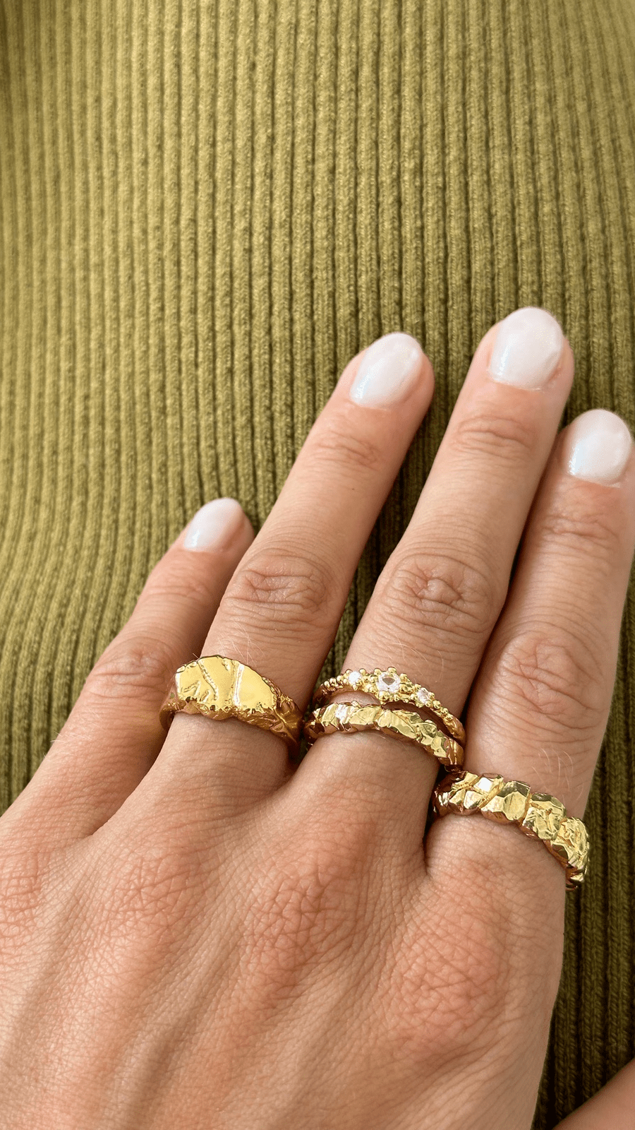 Studio Z Ringe Element ring - forgyldt