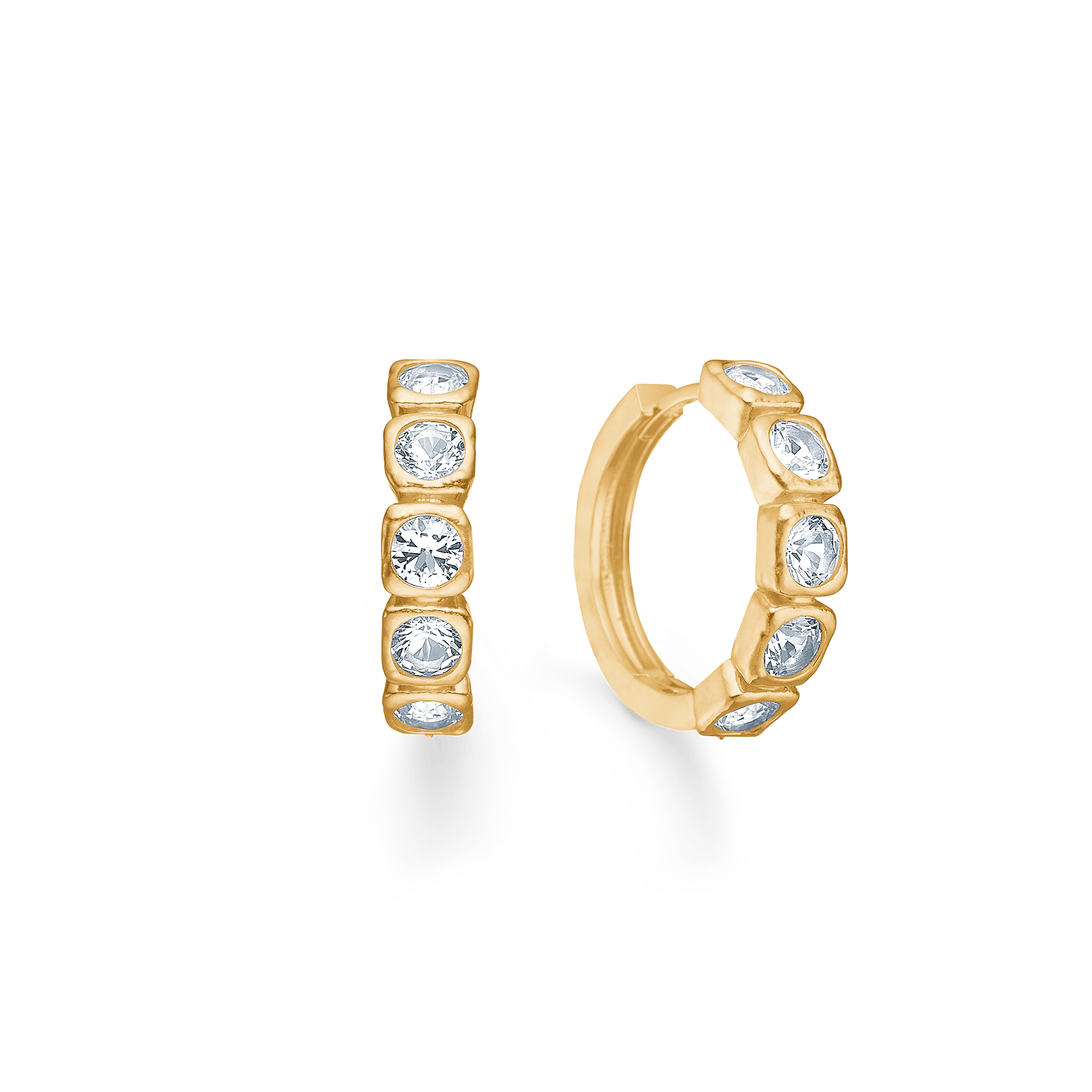 Studio Z Elera øreringe stor - forgyldt 7217957