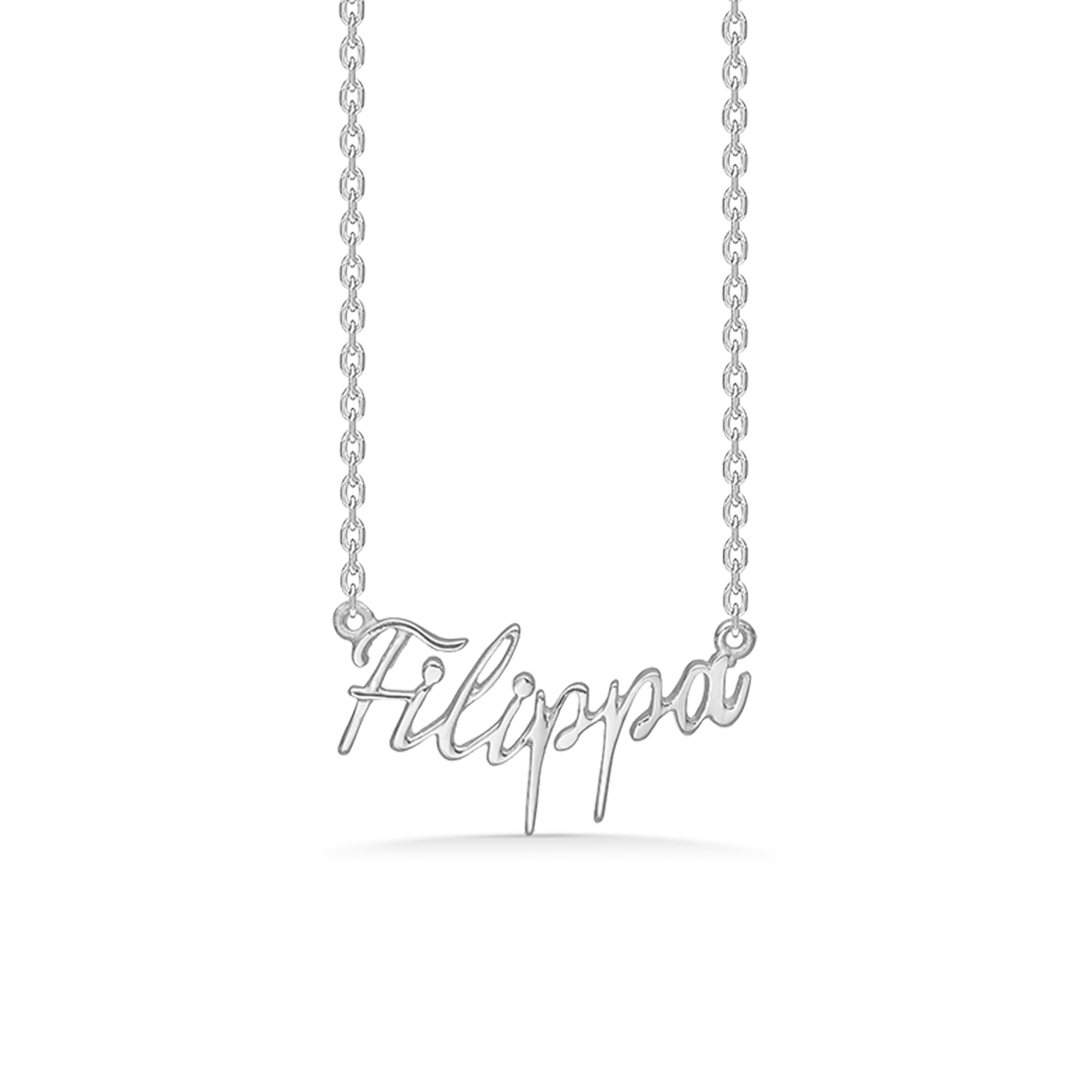 Studio Z Halskæder FILIPPA NAVNEHALSKÆDE - SØLV 7120-FILIPPA