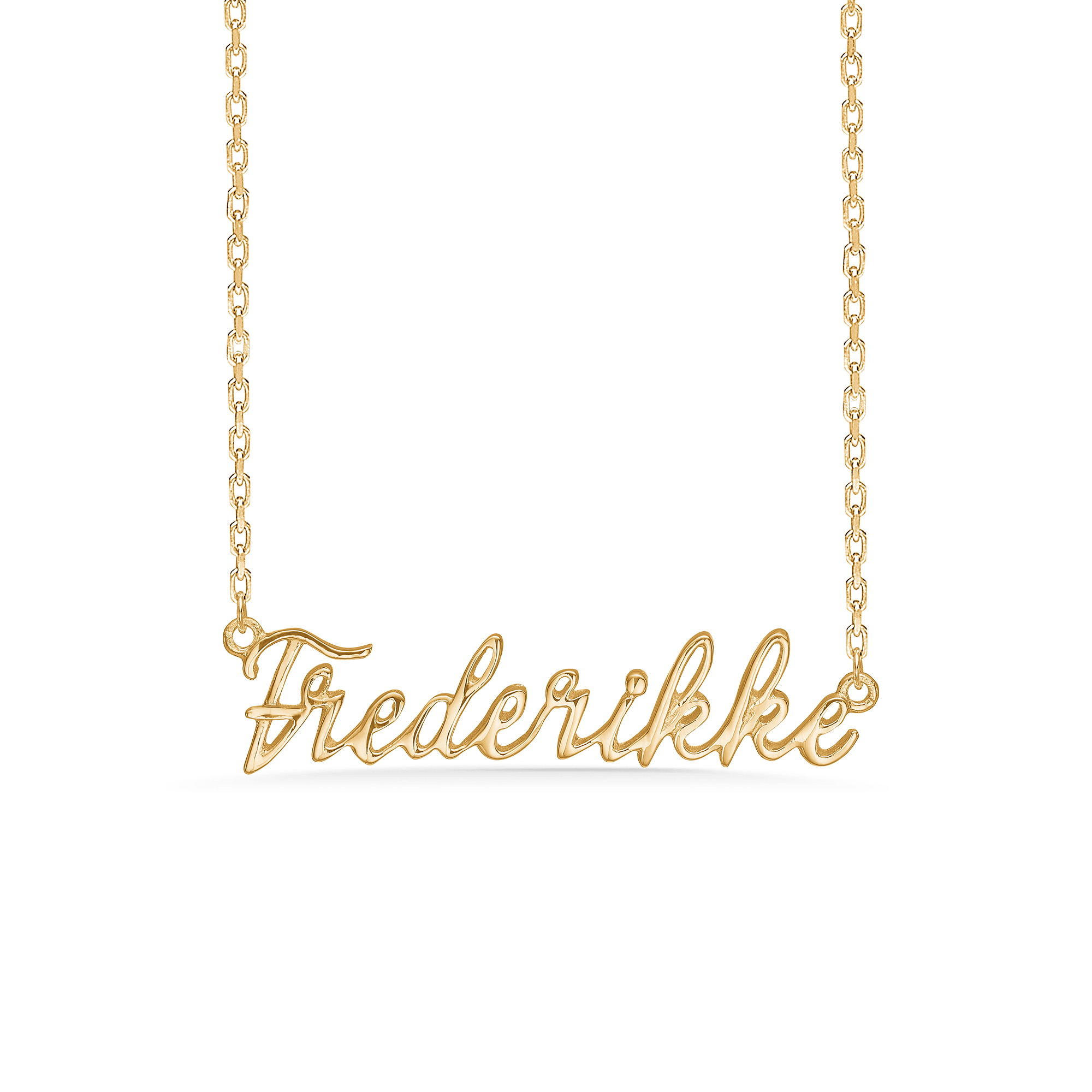 Studio Z Halskæder FREDERIKKE NAVNEHALSKÆDE - FORGYLDT 7220-FREDERIKKE
