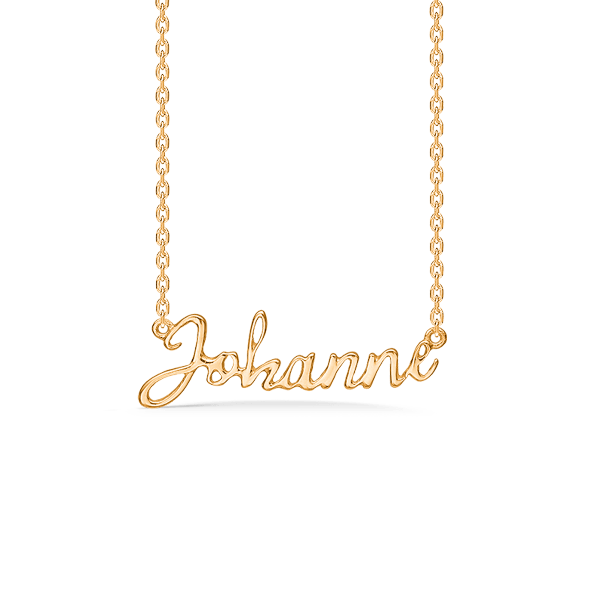 Studio Z Halskæder JOHANNE NAVNEHALSKÆDE - FORGYLDT 7220-JOHANNE