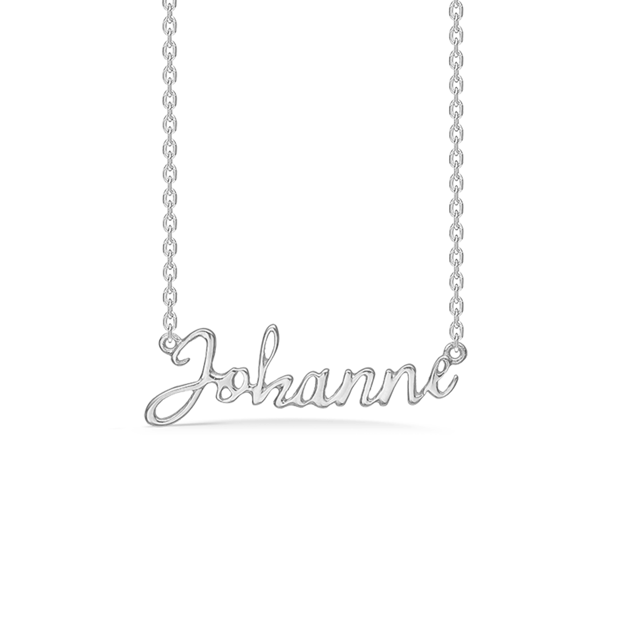 Studio Z Halskæder JOHANNE NAVNEHALSKÆDE - SØLV 7120-JOHANNE