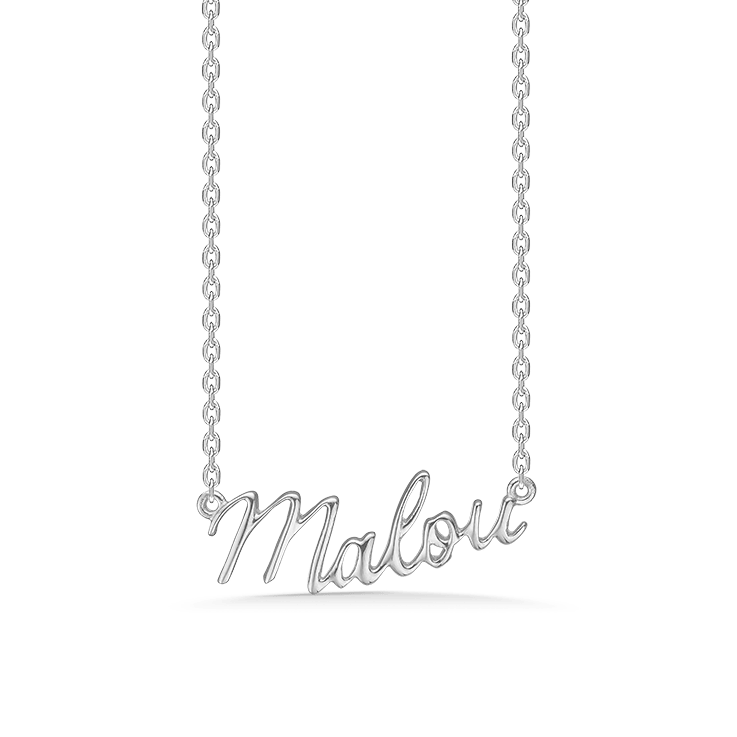 Studio Z Halskæder MALOU NAVNEHALSKÆDE - SØLV 7120-MALOU