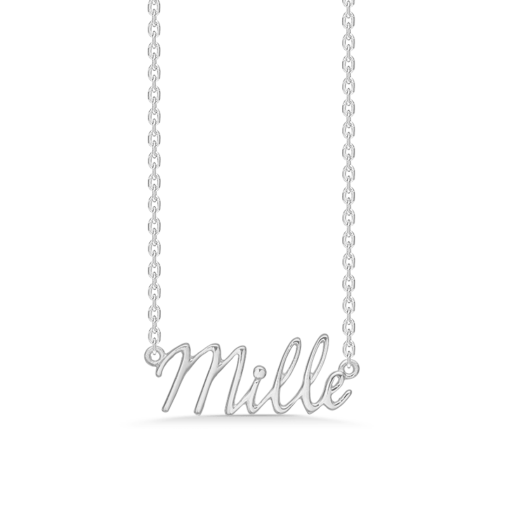 Studio Z Halskæder MILLE NAVNEHALSKÆDE - SØLV 7120-MILLE