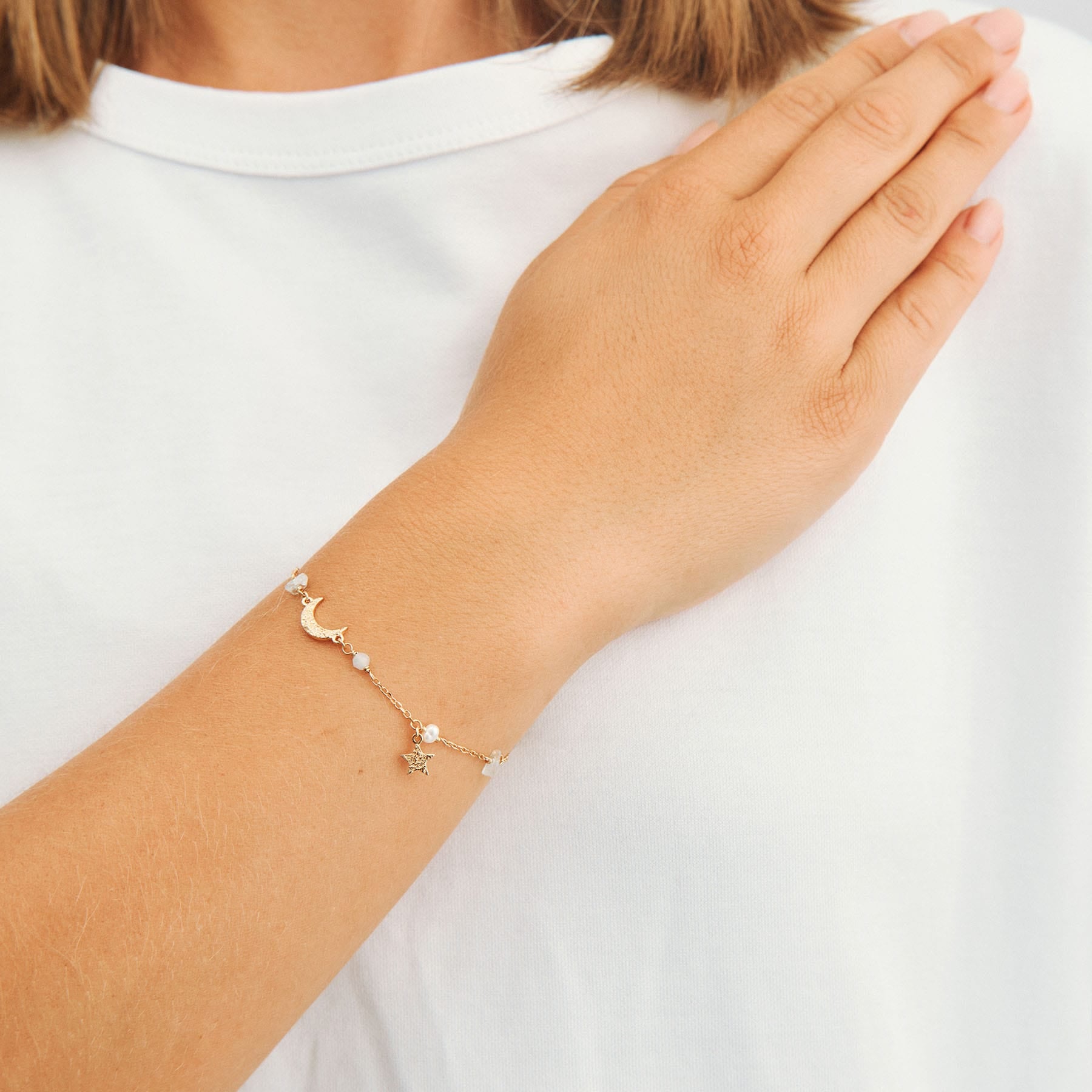 Studio Z Armbånd Moonlight armbånd - forgyldt 7256440