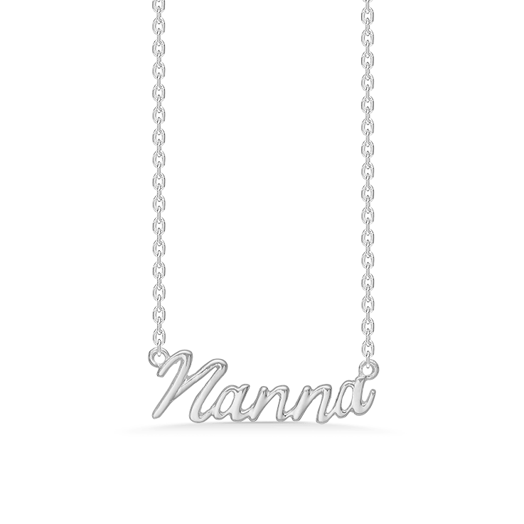 Studio Z Halskæder NANNA NAVNEHALSKÆDE - SØLV 7120-NANNA