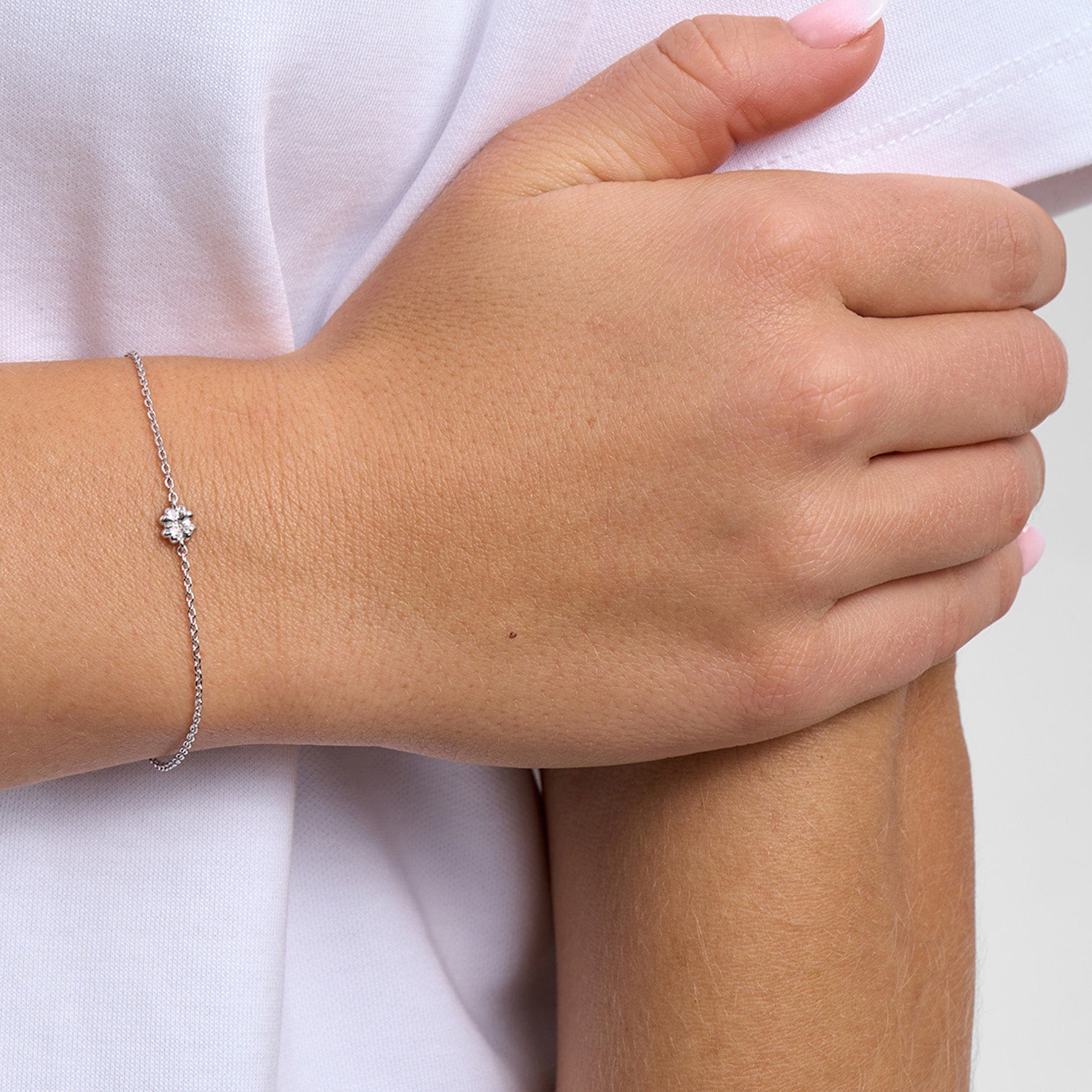 Studio Z Serene Clover armbånd - forgyldt 7250359